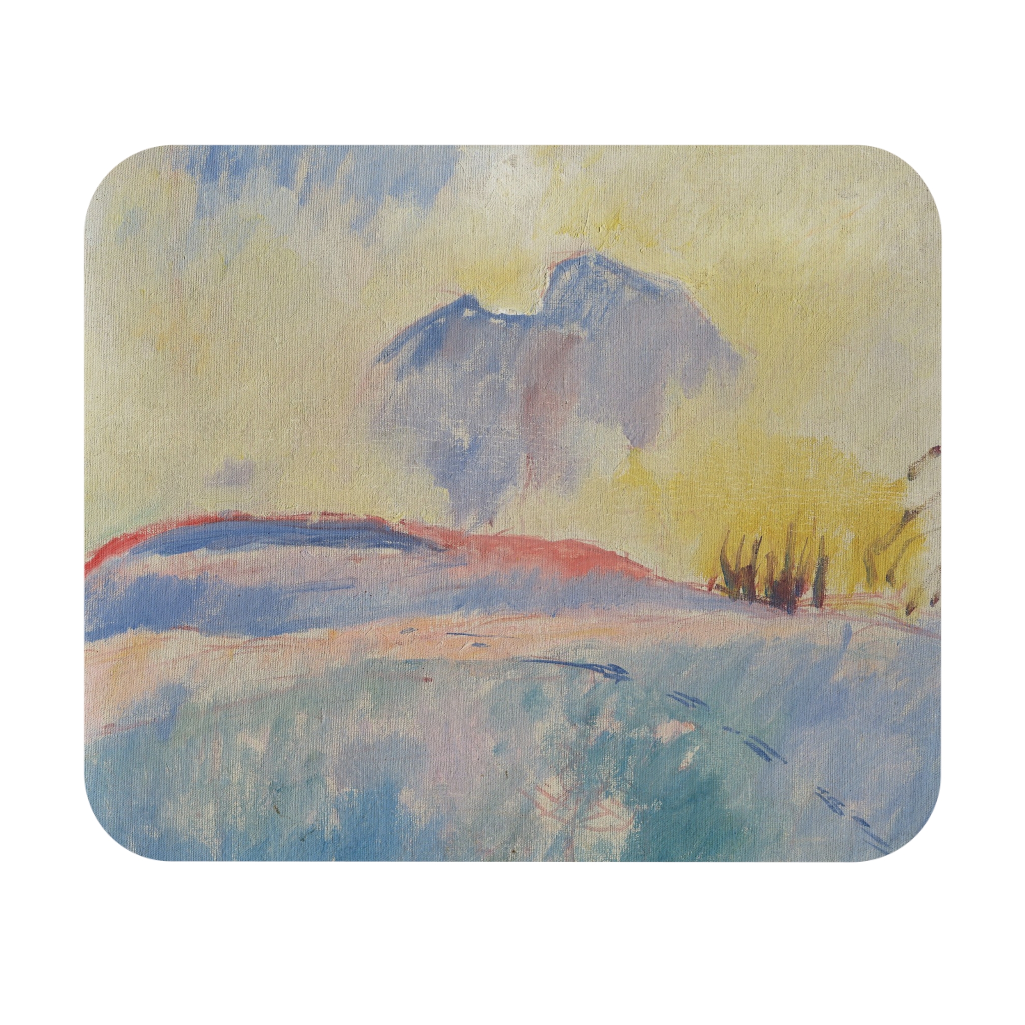 giovanni giacometti winterlandschaft bei durchbrechender sonne