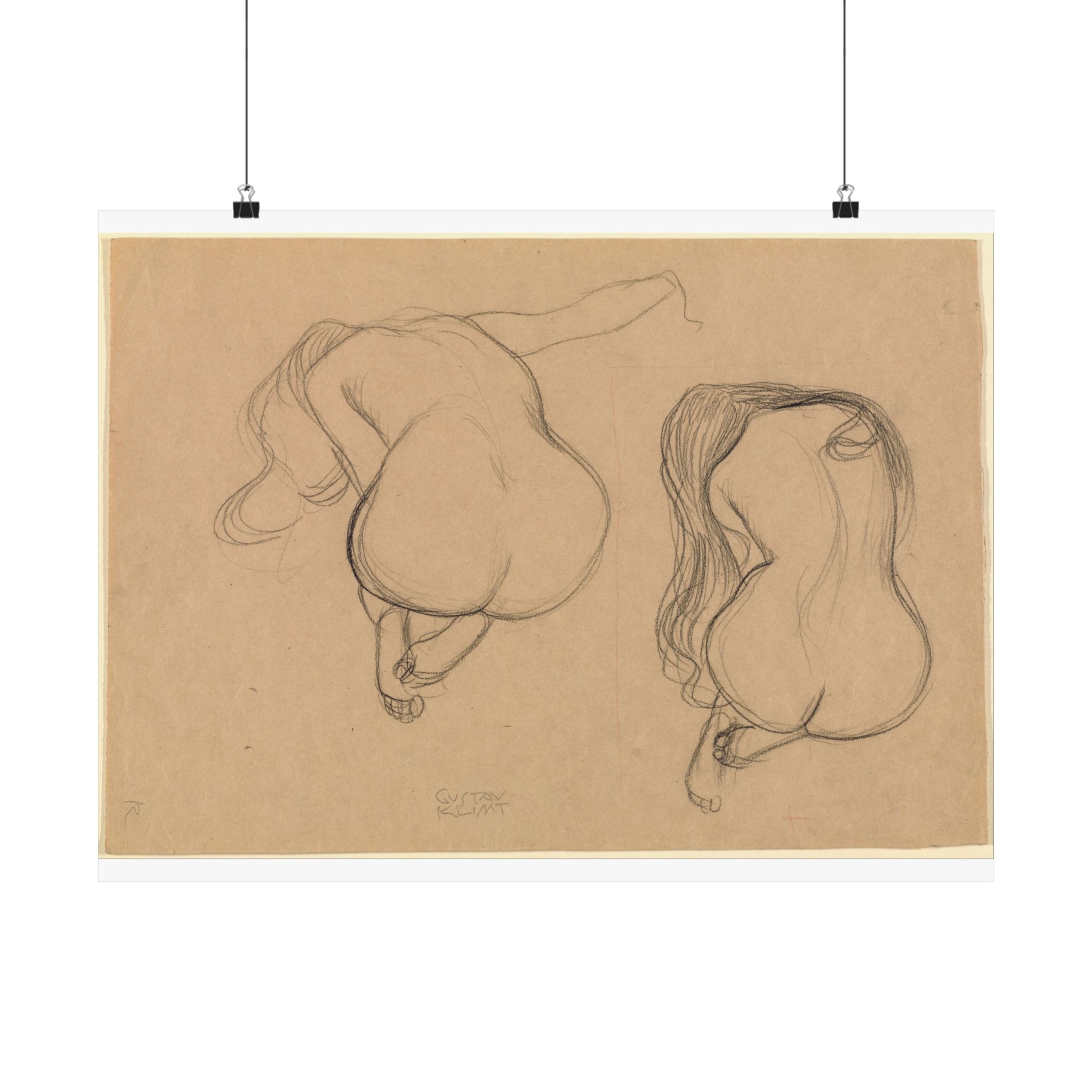 gustav klimt %28austrian – two studies of a seated nude with long hair – google art project gustav klimt %28austrian – two studies of a seated nude with long hair – google art project