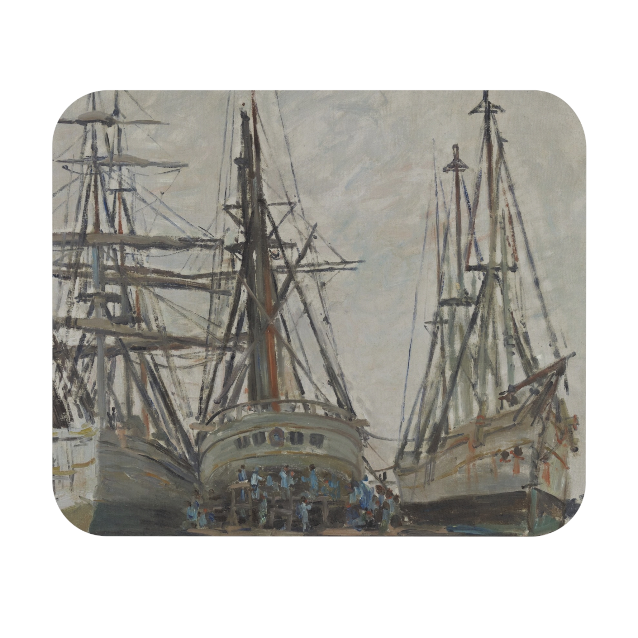 Claude Monet - Bateaux dans un port