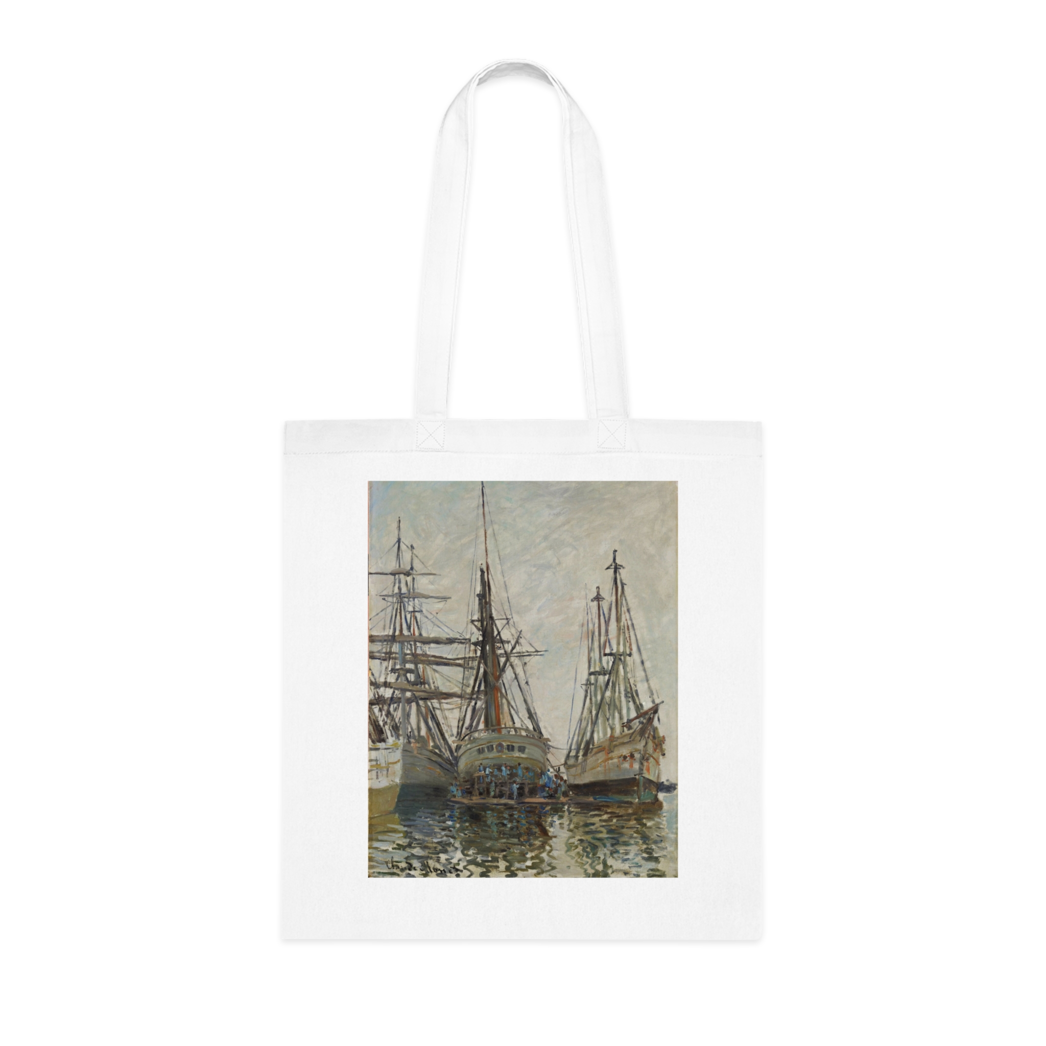 Claude Monet - Bateaux dans un port