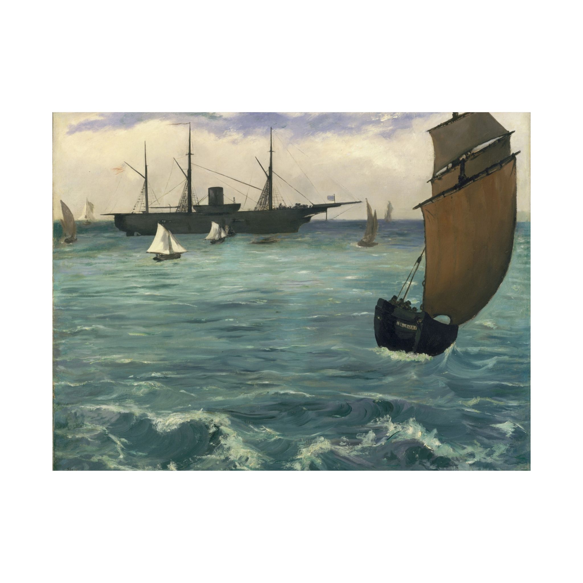 Édouard manet le „kearsarge“ à boulogne Édouard manet le „kearsarge“ à boulogne