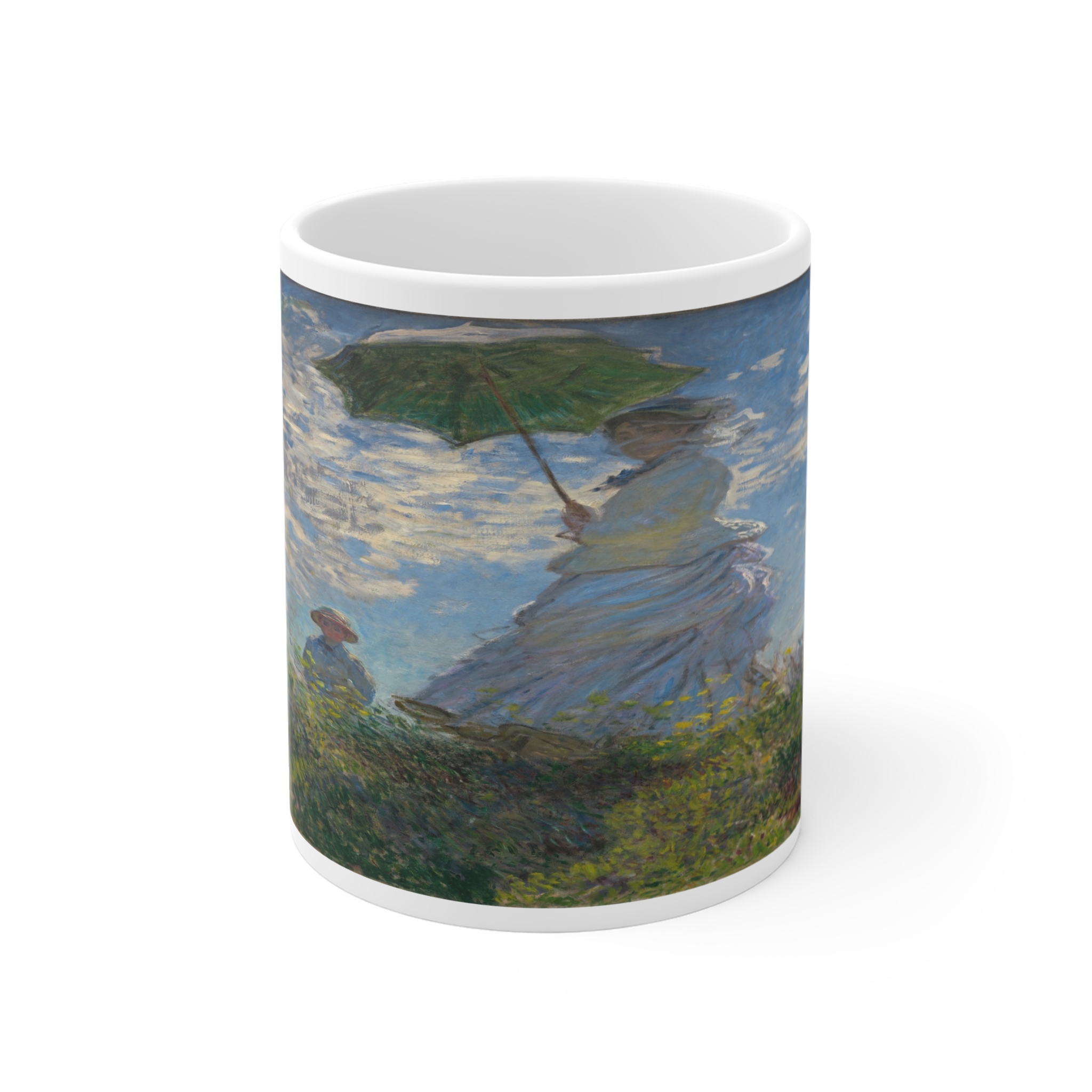 claude monet woman with a parasol madame monet and her son claude monet woman with a parasol madame monet and her son