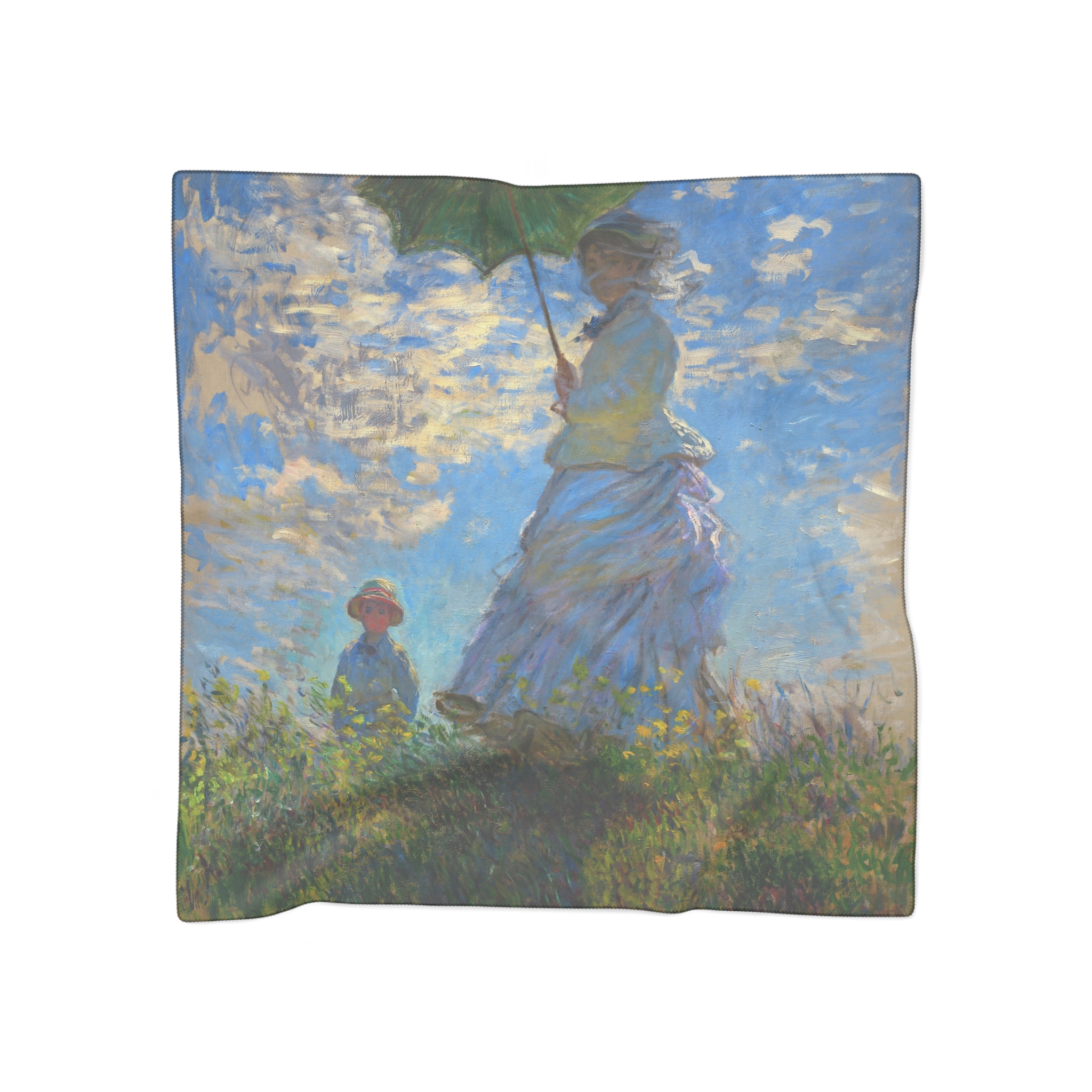 Claude Monet - Woman with a Parasol - Madame Monet and Her Son