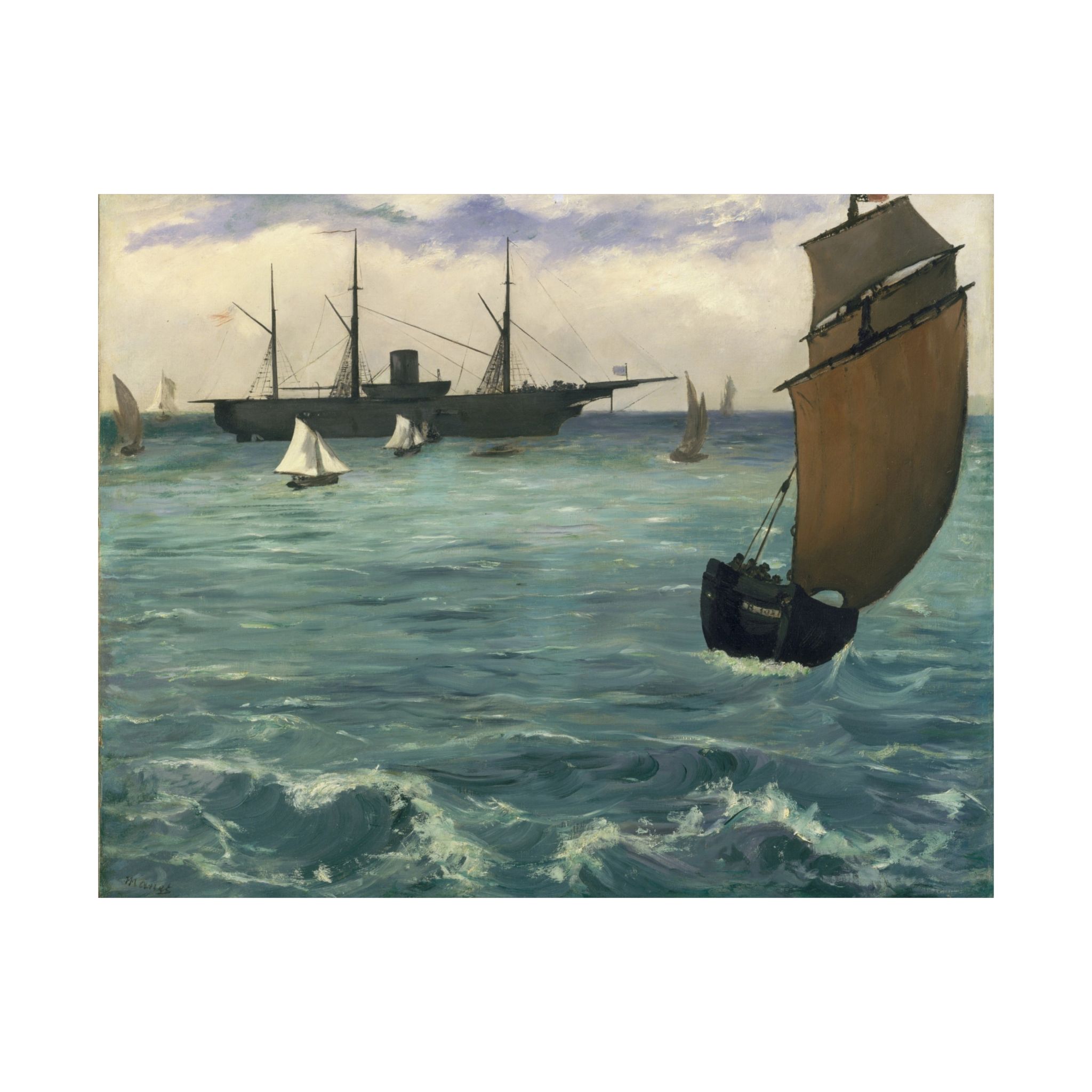 Édouard manet le „kearsarge“ à boulogne Édouard manet le „kearsarge“ à boulogne